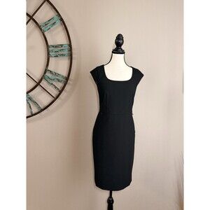 Ann Taylor Dress 0 NWT Black Cap Sleeve Sheath The Suiting Collection